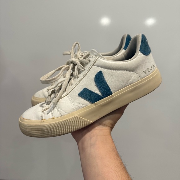 VEJA CAMPO LEATHER WHITE CALIFORNIA SNEAKERS - Picture 5 of 12